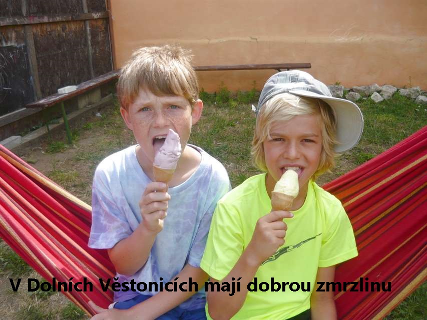 Dětský tábor, Dolní Věstonice - zmrzlina